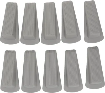 Obrázek produktu pro 10 zarážek do dveří, silné, pružné, protiskluzové, odolné, TPR, vysoká stabilita, klín pro domácnost, nemocnici, kancelář