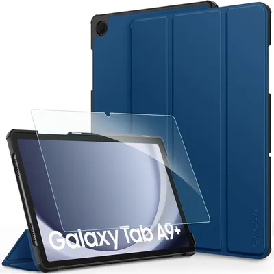 Produktbild von Schutzhülle mit Schutzfolie für Samsung Galaxy Tab A9+ Plus 11 Zoll 2023 Meeresblau