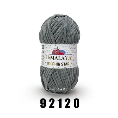 Produktbild von Himalaya Dolphin Star 100g/120m (Glitzer) 92120 dunkelgrau