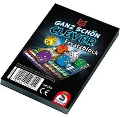 Produktbild von Schmidt Spiele That's Pretty Clever! Replacement Pad, Brettspiel, Bildend, 8 Jahr(e), Reiseedition, Familienspiel