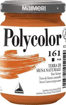Zdjęcie produktu dla Maimeri Vynil Polycolor Farba akrylowa Raw Sienna 161 140 ml 1 szt.