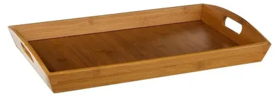 Produktbild von 5Five Tablett/Serviertablett - Bambus - mit Griffen - 45 x 29 cm