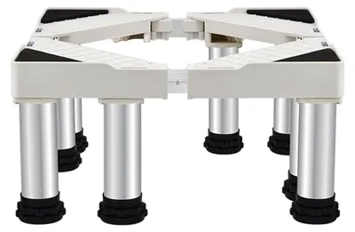 Image de Support réglable pour lave-linge et réfrigérateurs, de 50 à 75 cm, en acier inoxydable