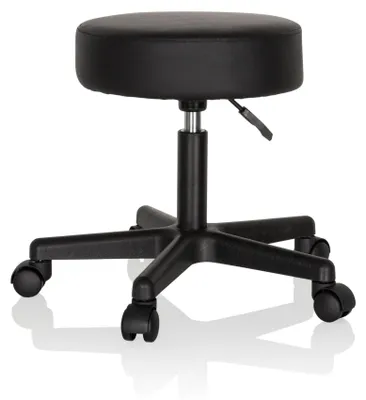 Obrázok produktu pre hjh OFFICE otočná stolička OPERÁTOR I Rolling stolička pracovná stolička, ergonomická stolička pre kancelársku prax domácu kanceláriu, Imitácia kože