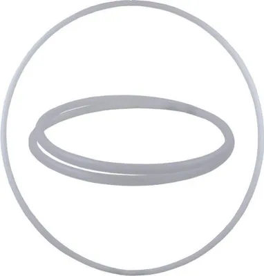 Produktbild von Faltbarer Hula Hoop Rohling, 25er Rohr, Ø 110cm, Weiss