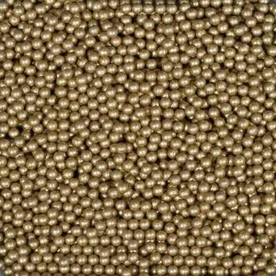 Produktbild von Metallic Glasperlen 3-3,5Mm/100Ml. Gelbgold