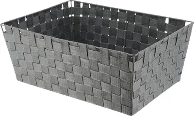 Produktbild von Ankleidekorb polyester h18xl32,5xp45cm - grau - Tendance