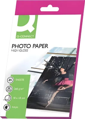 Produktbild von Connect Glance InkJet PhotoPaper 265 g/m² 10 x 15 cm, 265 g/m², 100 x 150 mm