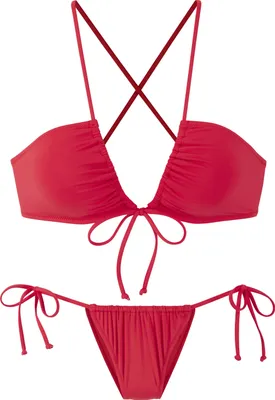 Produktbild von Buffalo Triangel-Bikini neon rot Größe 40 Cup C/D