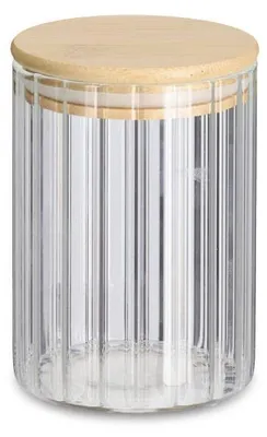 Produktbild von zeller Vorratsglas RILLEN BHT 9x13.50x9 cm