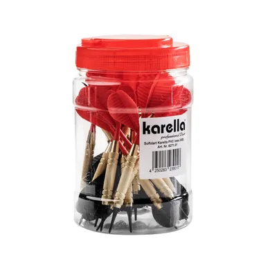 Zdjęcie produktu dla 24 rzutki Softdarts, ok. 17 g, nić 2BA, nowe w dużym pudełku