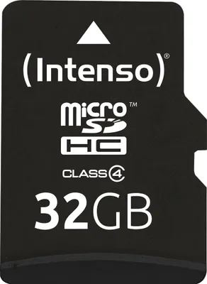 Zdjęcie produktu dla Karta SD MicroSD 32GB Intenso inkl. Adapter SD