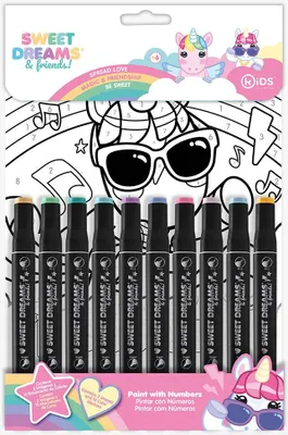 Produktbild von Sweet Dreams Malen Nach Zahlen & Freunde Mehrfarbig  Mehrfarbig One Size