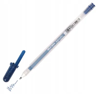 Produktbild von Sakura Gelly Roll Metallic Gelstift Blau Schwarz Metallic