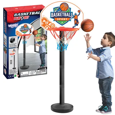 Produktbild von Woopie Basketball-Set, Ball-Geschicklichkeitsspiel mit 93 cm