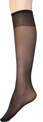Produktbild von Giulia Kniestruempfe Feinkniestruempfe Socken Marea 40 Den (2er Set) Schwarz