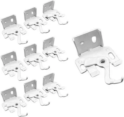 Image de Lot de 10 supports de montage papillon pour fixation sur le dessus ou à l'avant