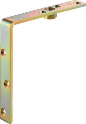 Immagine prodotto di Staffa di supporto HELM 195, foro ø 4,8 mm, acciaio zincato, giallo