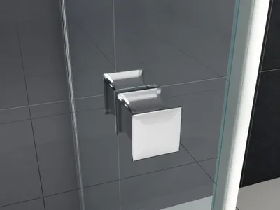 Produktbild von Türknauf für Duschen (eckig)