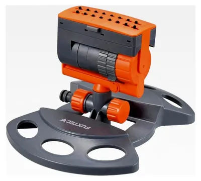 Produktbild von Pendelregner FX-PRG1 für Flächen von 9-216 m², Reichweite 3-18 m, Sprengweite 3-12 m, mit Standfuß