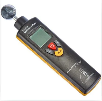Image de Humidimètre - Convient à tous les matériaux de construction - Humidimètre pour murs - Nombreux réglages - Écran LCD