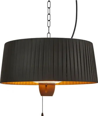 Produktbild von BELIANI Halogenlampe Terrassenheizung Schwarz Stahl Aluminium 1500 W Elektrisch Terrassen Garten Outdoor Zubehör