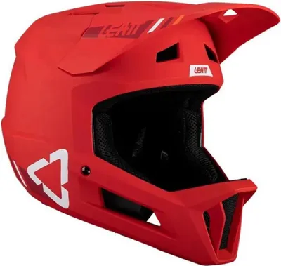 Productafbeelding van Leatt Gravity 1.0 V24 Downhillhelm, kleur: rood, maat: rood (verwijst waarschijnlijk naar de maat)