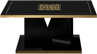 Produktbild von Couchtisch Stella in Schwarz/Gold