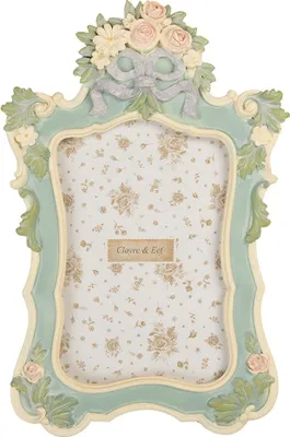 Immagine prodotto di Cornice Clayre & Eef 10x15 cm in plastica verde