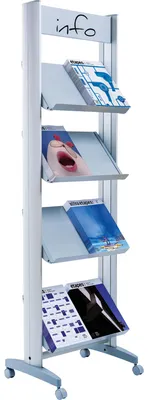 Produktbild von Paperflow Prospektständer 8.A4TM.35 Metall