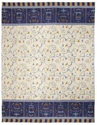 Tagesdecke OPLONTIS, Baumwolle, Blau, 240x255 cm