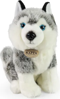 Zdjęcie produktu dla Pluszowy siedzący pies husky 30 cm ECO-FRIENDLY