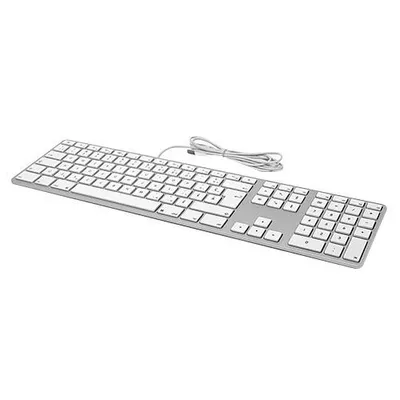 Image de Matias FK318S-FR Wired Aluminum Keyboard Silver for Mac - AZERTY