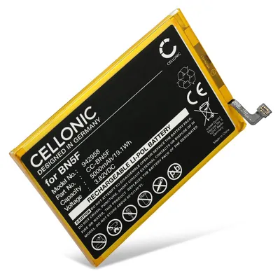 Image de CELLONIC 1x Batterie pour Cellulaire / Téléphone portable Compatible avec Xiaomi Redmi A2, Redmi 9A, Redmi A1, BN5F - (5000mAh, 3.82V)