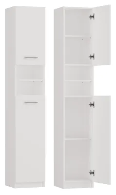 Immagine prodotto di Armadietto stretto da bagno JANNO - bianco opaco