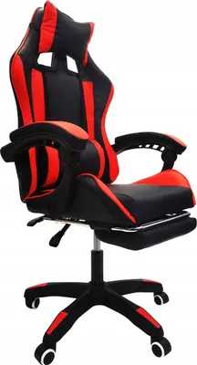 Zdjęcie produktu dla Fotel gamingowy KG104 czerwony/czarny
