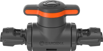 Produktbild von Gardena Micro-Drip-System Regulier- und Absperrventil 13 mm (1/2 Zoll): Einfache Rohrabsperrung und stufenlose Regulierung des Wasserdurchflusses, Zubehör für Verlege- und Tropfrohre (13207-20)