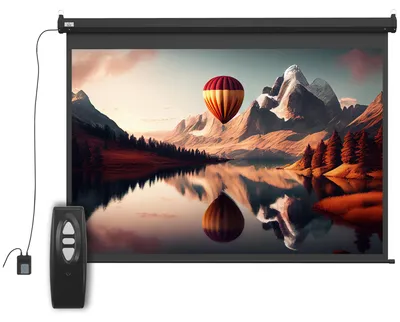 Produktbild von Beamer-Leinwand, Projektionsleinwand, 84", 4:3, 171x130 cm, Schwarz