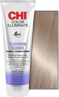 Immagine prodotto di CHI Ionic Color Illuminate Conditioner balsamo colorato per ravvivare il colore Biondo Platino 251 ml