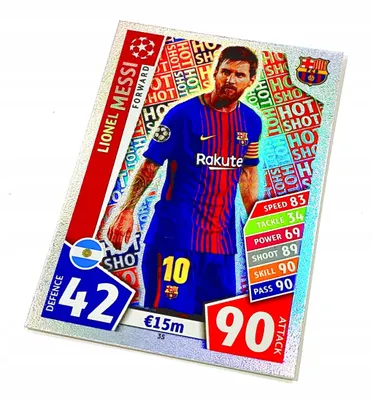 Produktbild von Match Attax 2017/18 Card 35 Lionel Messi / Fc Barcelona