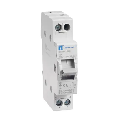 Obrázek produktu pro Modulární spínací síťová jednotka 1-pólová SPMP\1P40 240/415V 40A Spamel