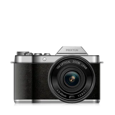 Produktbild von PRIXTON Digitalkamera Nomad DC950, WiFi, App Mobile, IPS-Display 4K, 64MP, EIS-Stabilisierung, Zoom 10X, 85 Minuten Betriebsdauer, SD‑Karte bis 256 GB