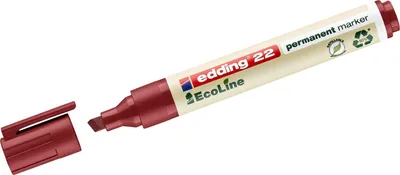 Image de 10 edding 22 Marqueur permanent rouge 1,0 - 5,0 mm