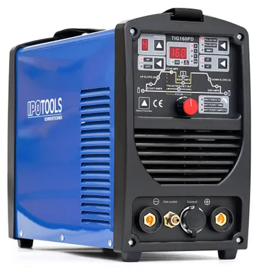 Immagine prodotto di Saldatrice TIG completamente digitale - 160 Ampere DC - Tecnologia IGBT - 3 metri di cavo di saldatura
