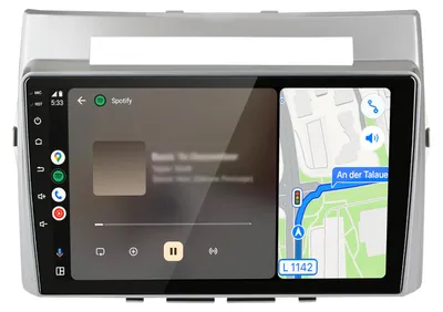Immagine prodotto di Radio Android compatibile con Toyota Verso 2004-2018 CarPlay Android Auto Navi Bluetooth DAB+ Telecamera posteriore 9 pollici 64 GB