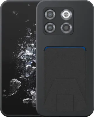 Obrázok produktu pre Vhodné pre telefón OnePlus 10T s nastaviteľným koženým puzdrom - flexibilný zadný kryt Silikónové puzdro TPU s nastaviteľným koženým puzdrom - čierne - Smartphonica