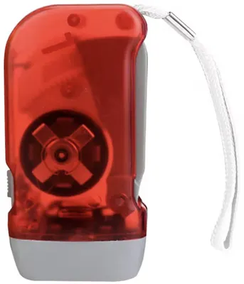 Image de Knijpkat - Lampe de poche - Lampe de poche sans piles - Lampe de secours - Kit de premiers secours - Rouge - Plastique - 1 pièce - CHPN