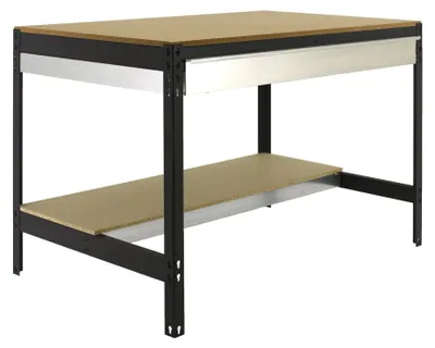 Zdjęcie produktu dla Stół warsztatowy Simonrack SIMONWORK, kolor antracytowy, 1 szuflada, 121,0 x 76,0 x 84,2 cm