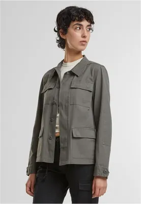 Produktbild von Brandit Übergangsjacke Damen Women BDU Jacket oliv Basics 100% Baumwolle XL