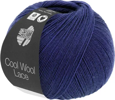 Produktbild von Lana Grossa - Cool Wool Lace 0053 marine